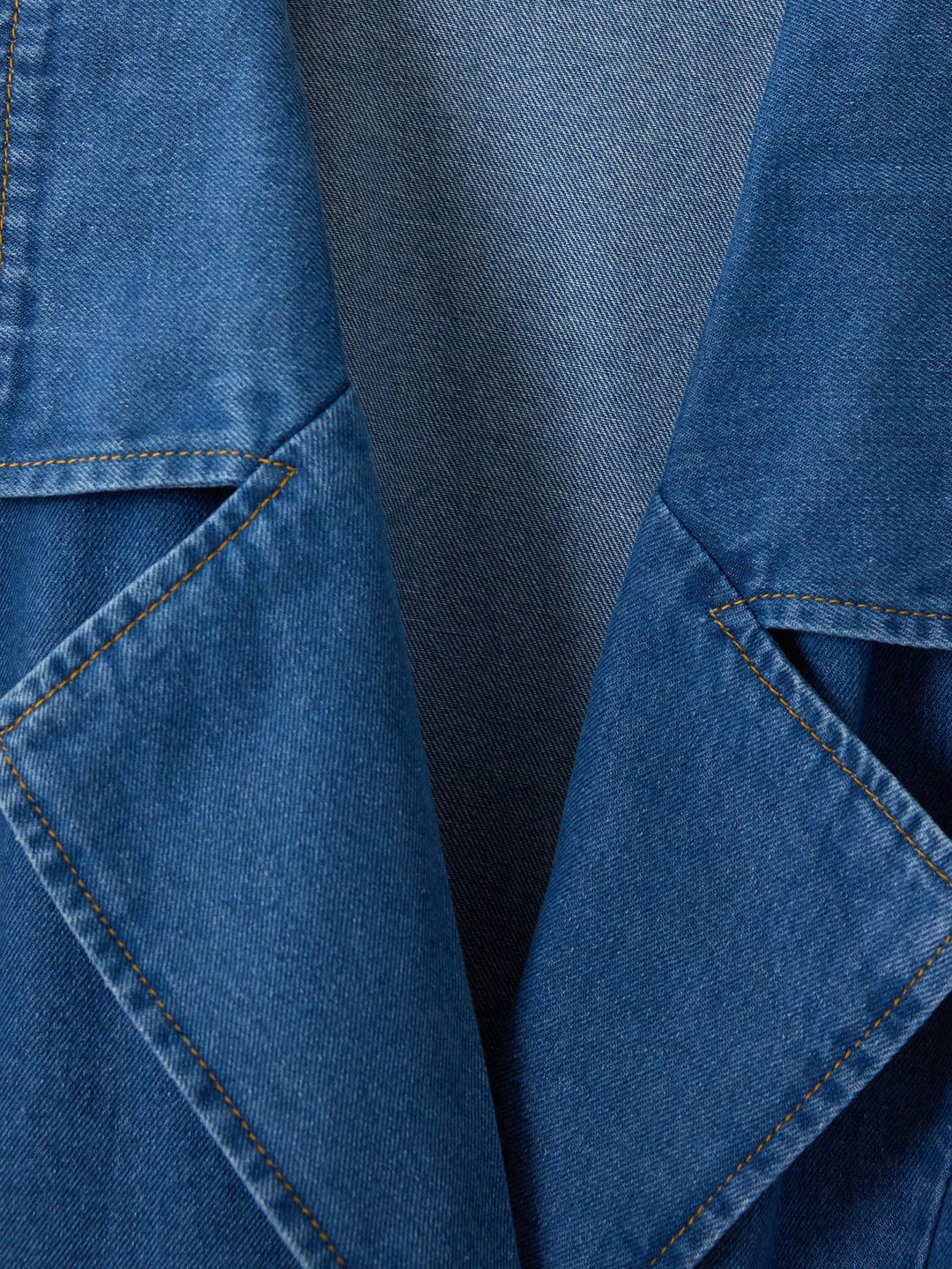Jachetă de denim SHEIN, albastru