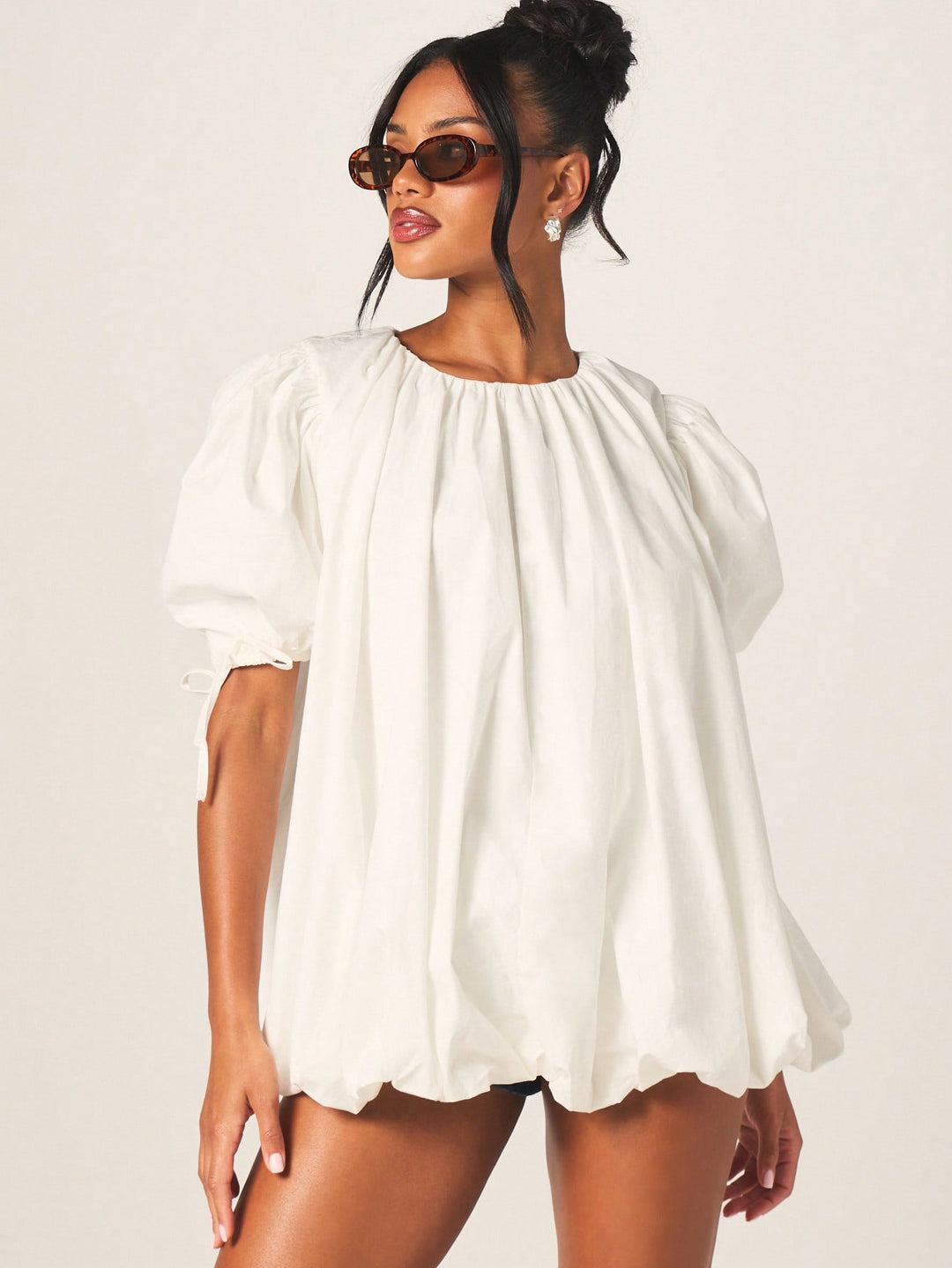 Rochie mini SHEIN, alb