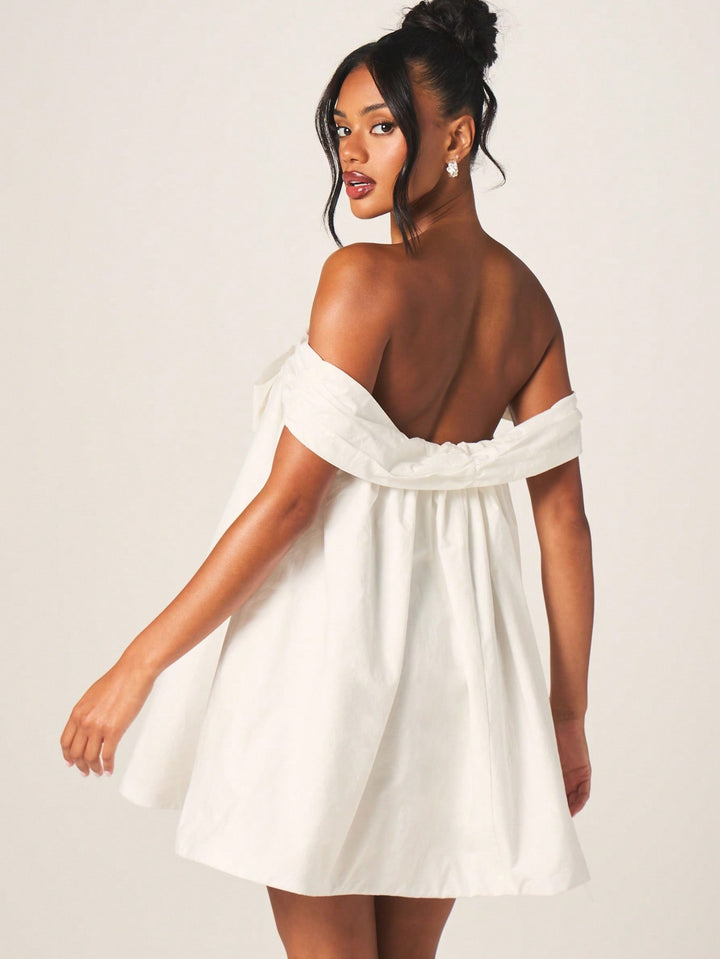 Rochie mini SHEIN, alb