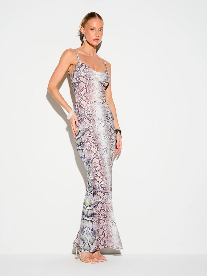 Rochie maxi SHEIN, mix culori