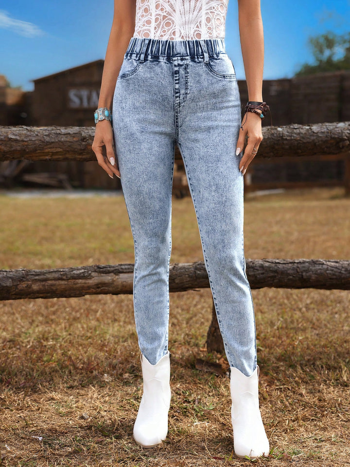 Jeans SHEIN, albastru