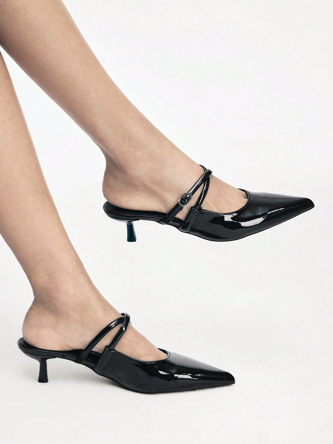 Pantofi cu toc SHEIN, negru