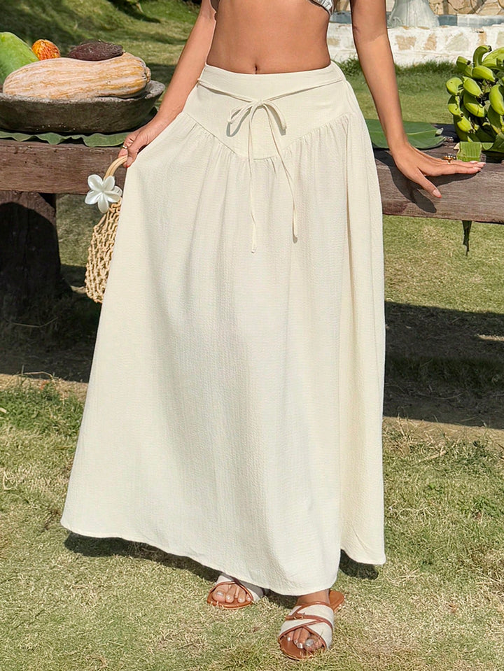 SHEIN maxi szoknya, krém