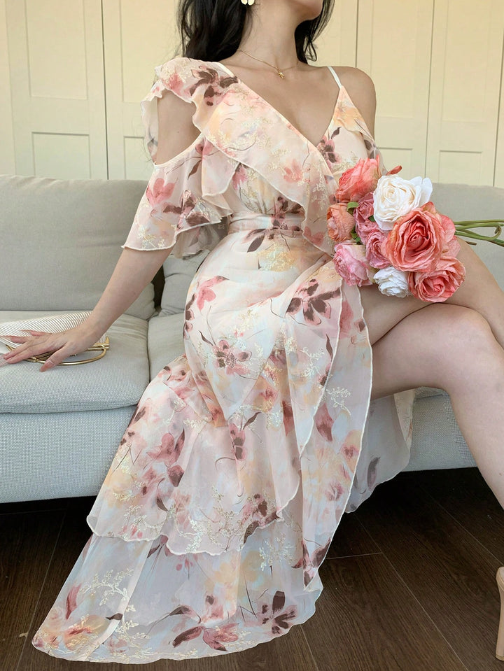 Rochie midi SHEIN, mix culori