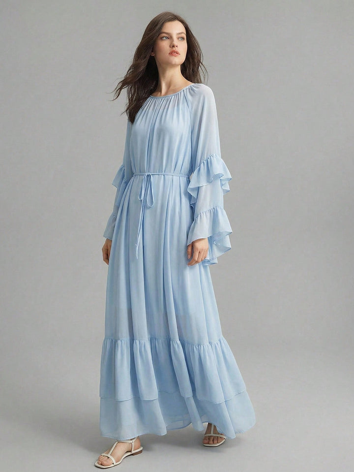 Rochie midi SHEIN, albastru
