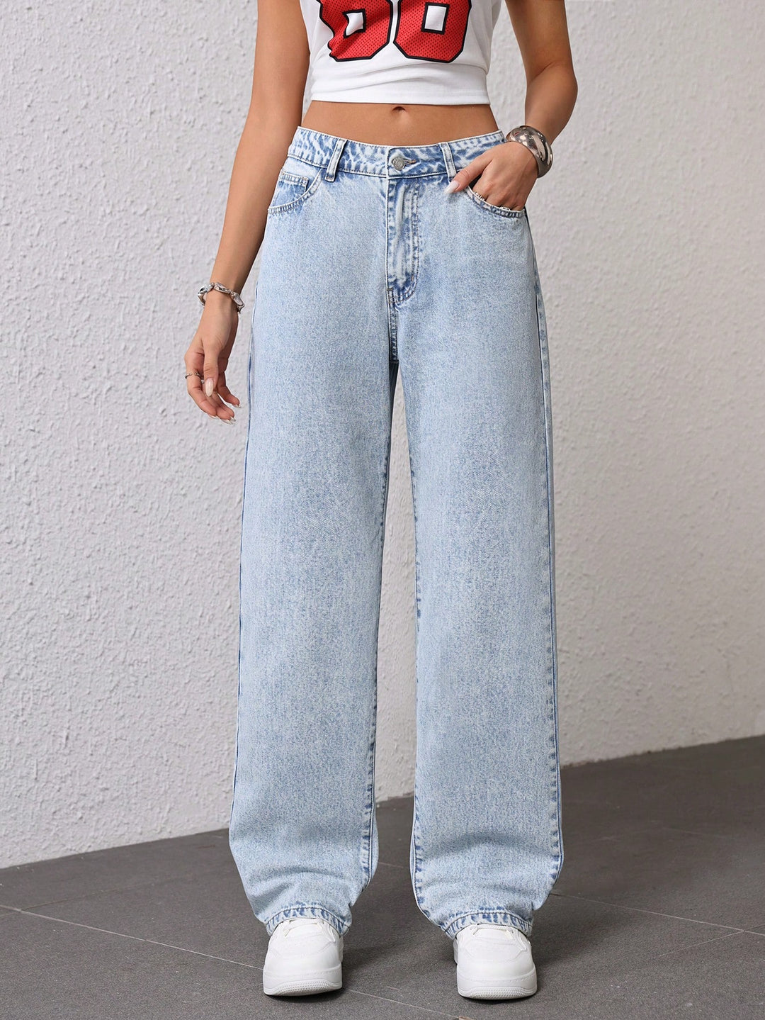 Jeans SHEIN, albastru
