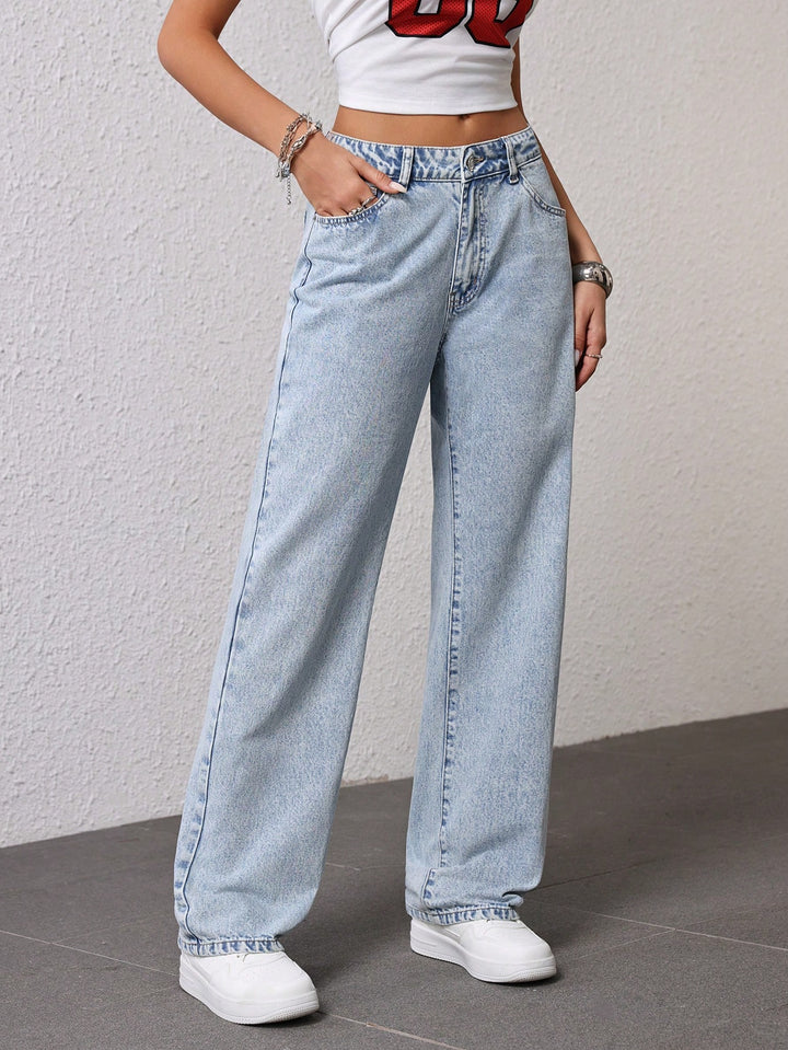 Jeans SHEIN, albastru