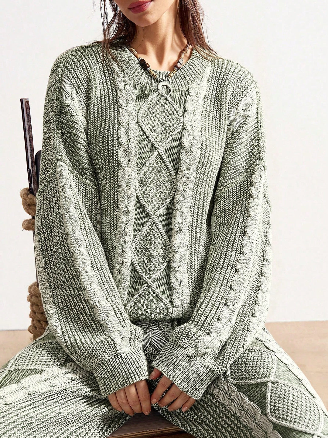 Pulover SHEIN, verde