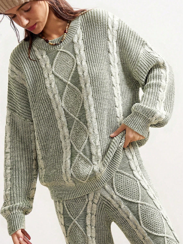 Pulover SHEIN, verde