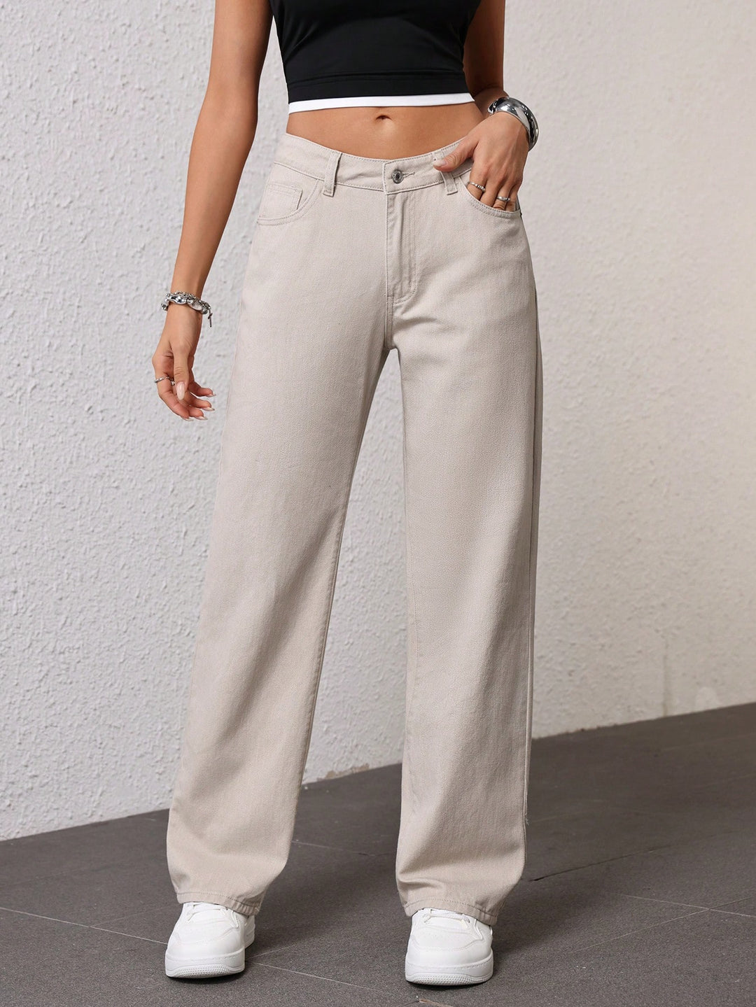 Jeans SHEIN, gri