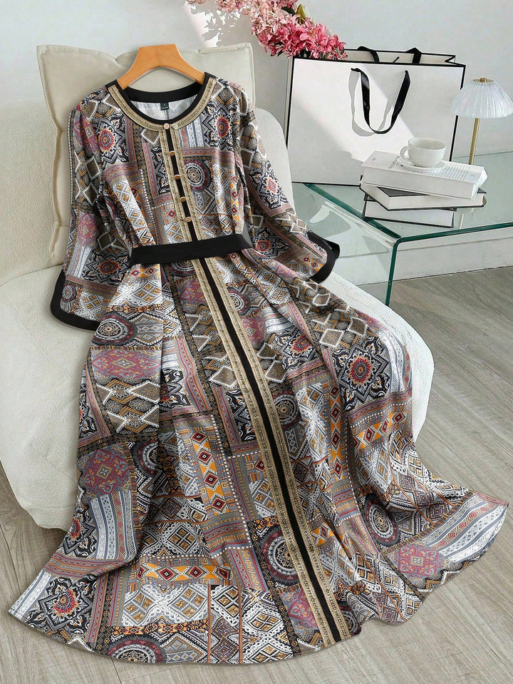 Rochie maxi SHEIN, mix culori
