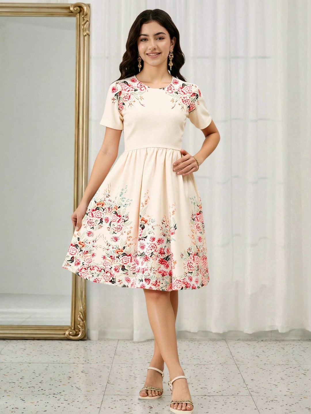 Rochie SHEIN, bej