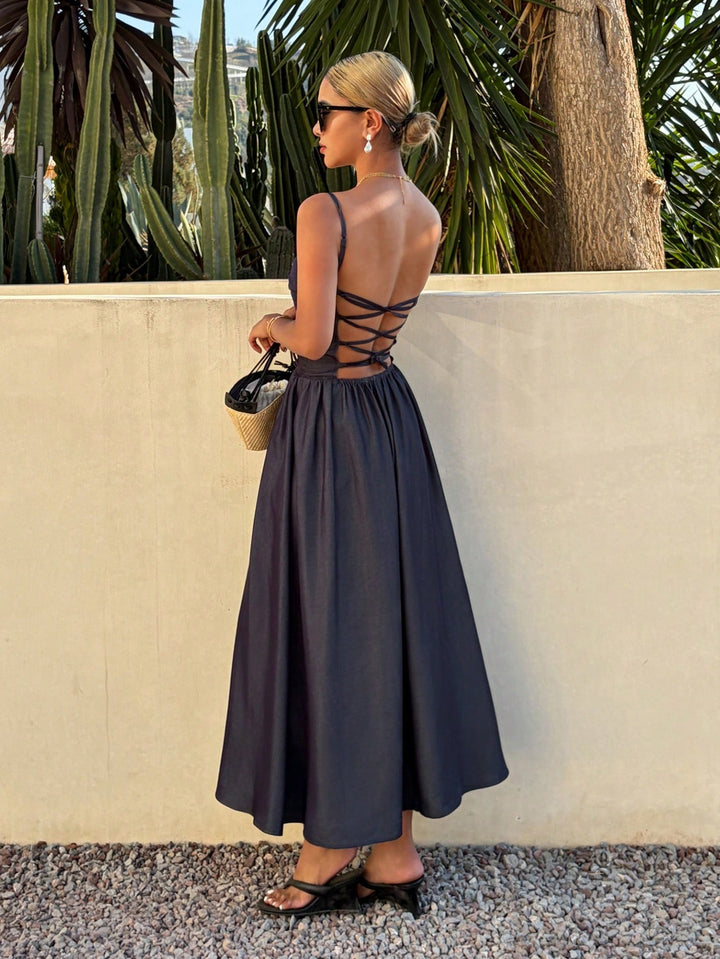 Rochie midi SHEIN, albastru