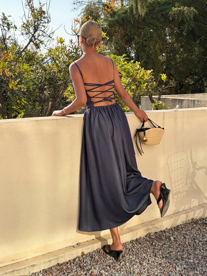 Rochie midi SHEIN, albastru