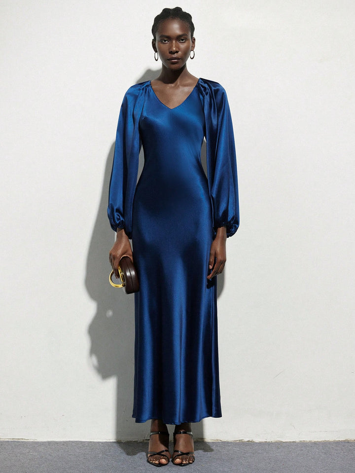 Rochie maxi SHEIN, albastru