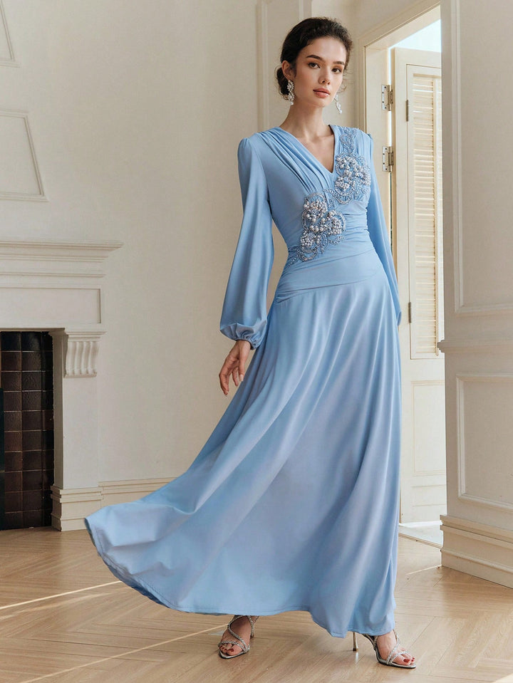 Rochie maxi SHEIN, albastru