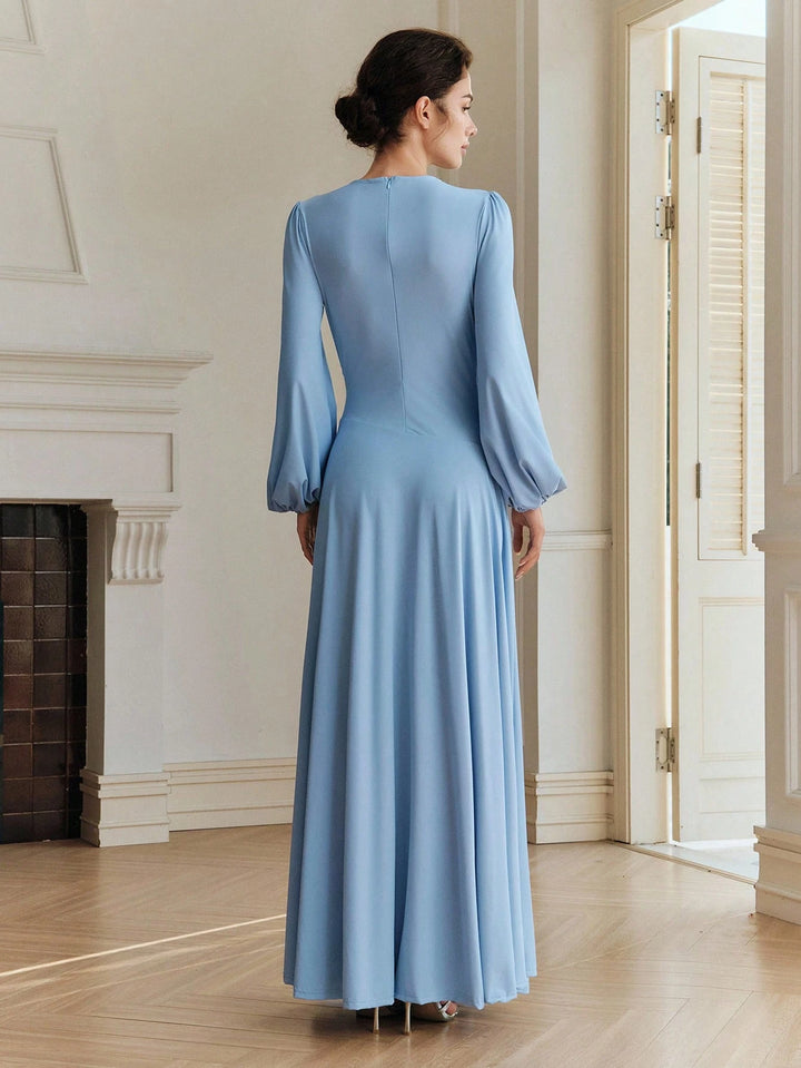 Rochie maxi SHEIN, albastru