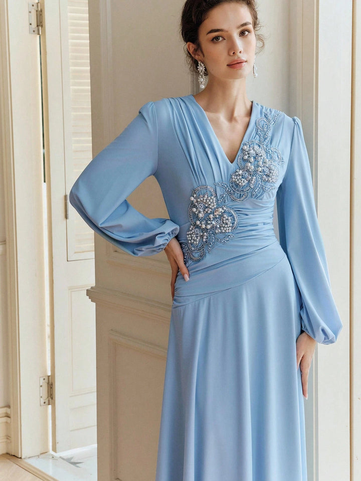 Rochie maxi SHEIN, albastru