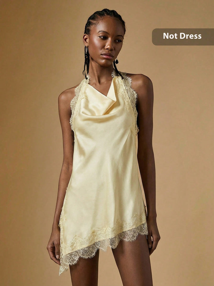 Top SHEIN, galben