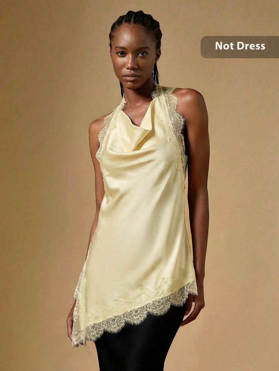 Top SHEIN, galben
