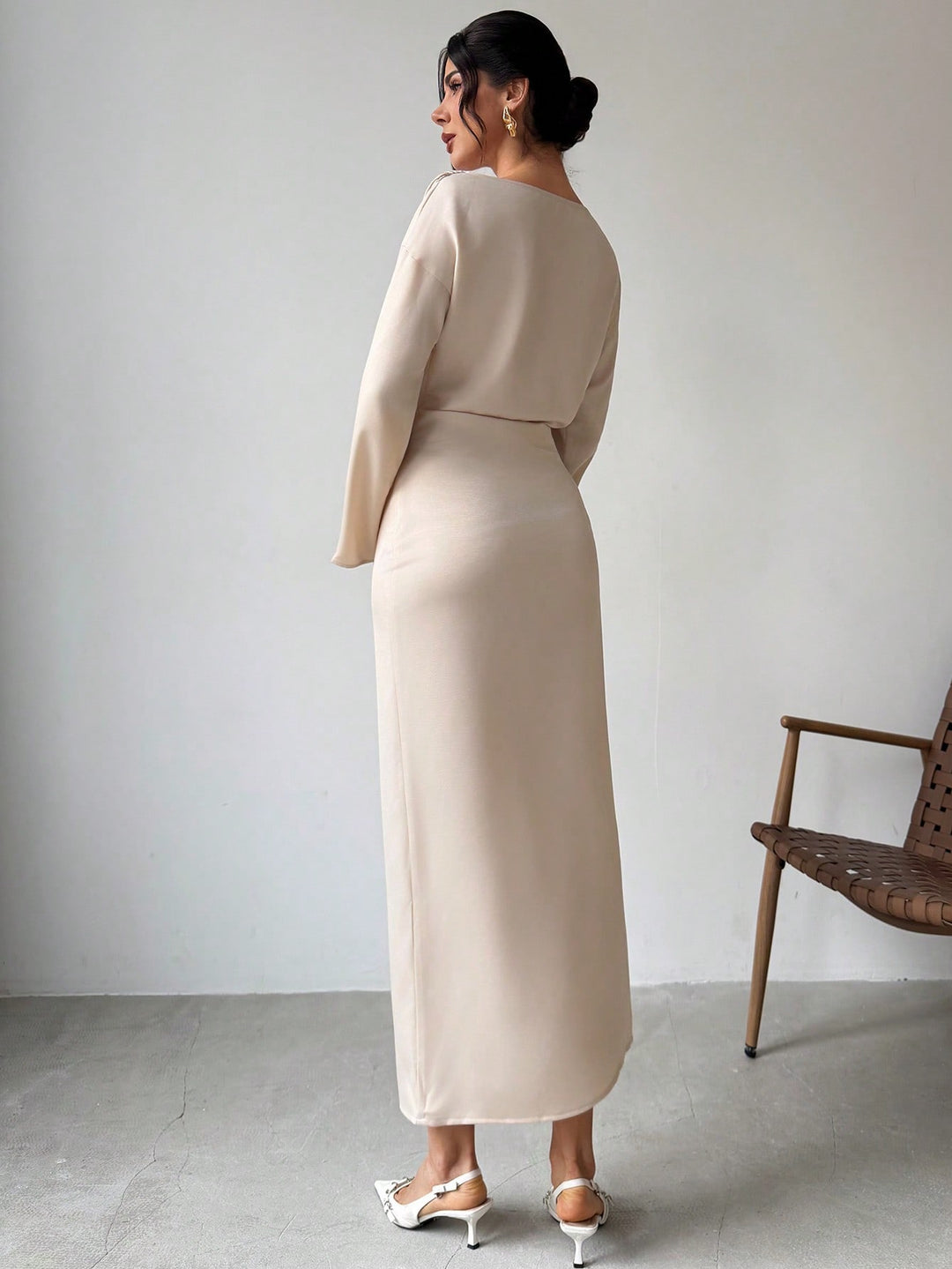 Rochie maxi SHEIN, galben