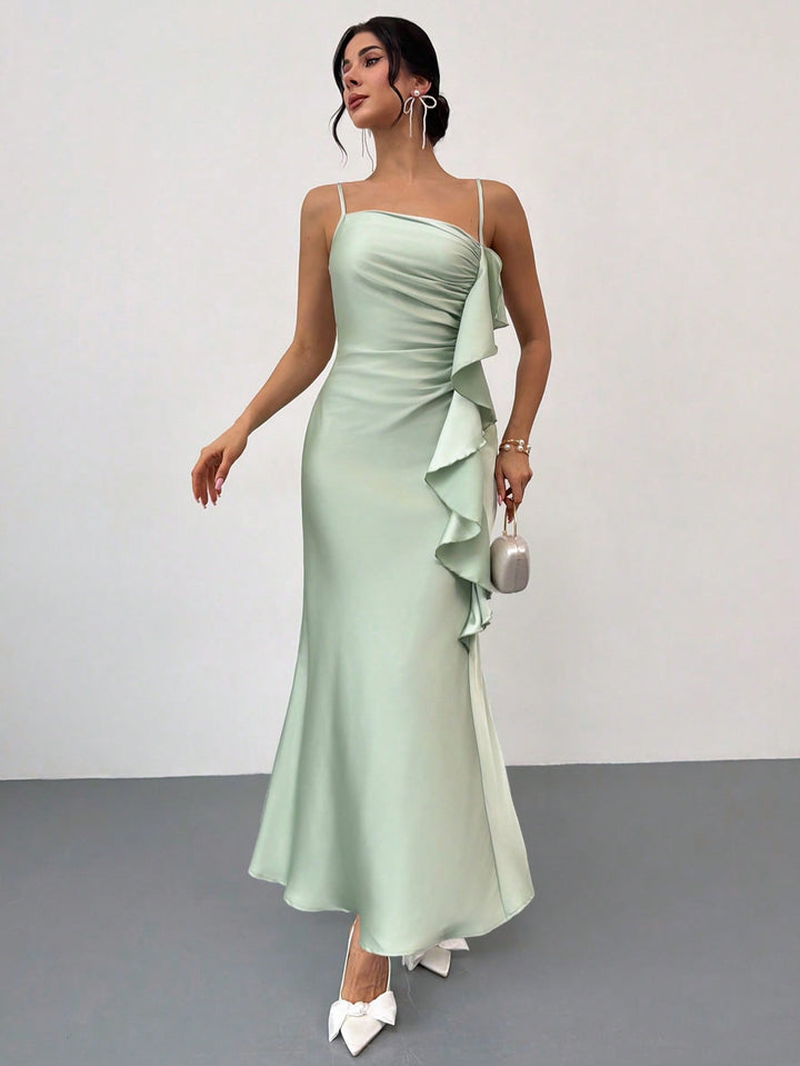 Rochie maxi SHEIN, verde