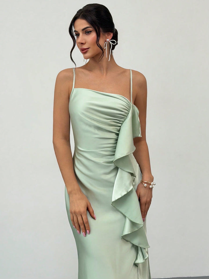 Rochie maxi SHEIN, verde