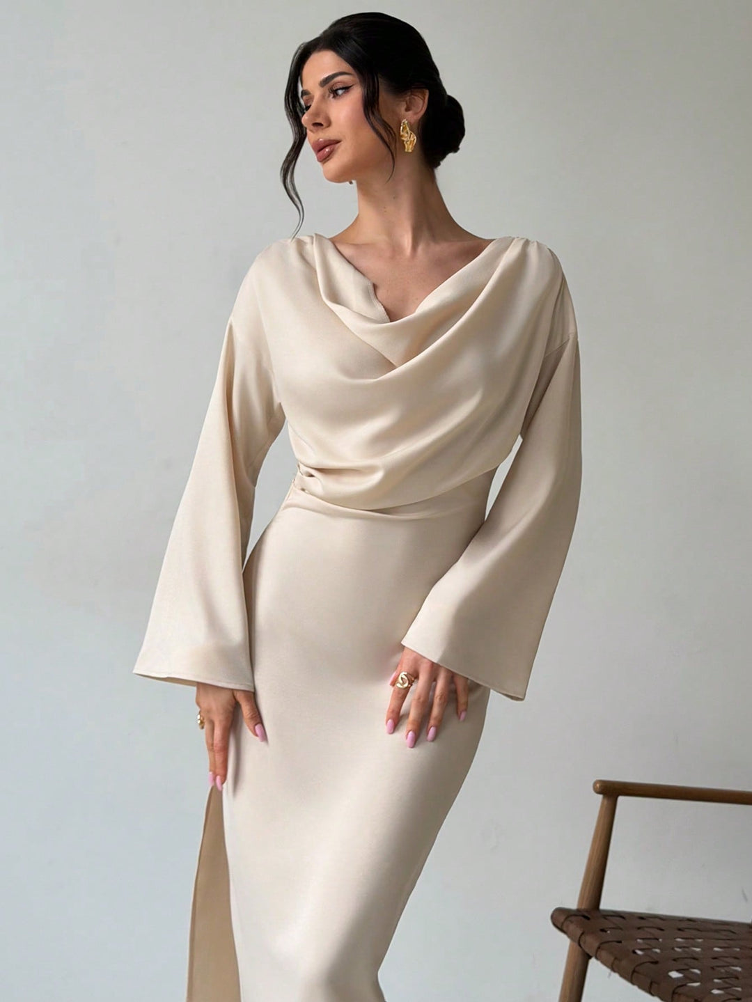 Rochie maxi SHEIN, galben