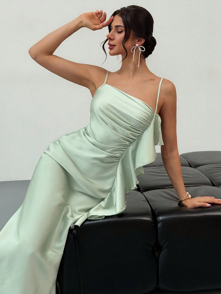 Rochie maxi SHEIN, verde