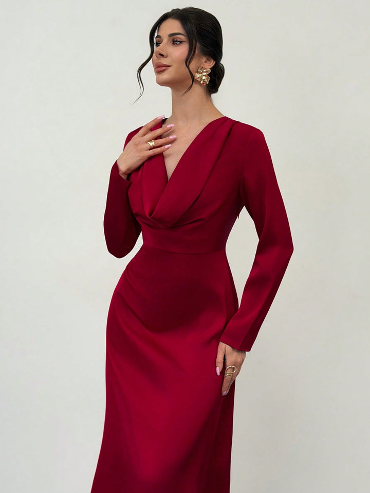 Rochie maxi SHEIN, roșu