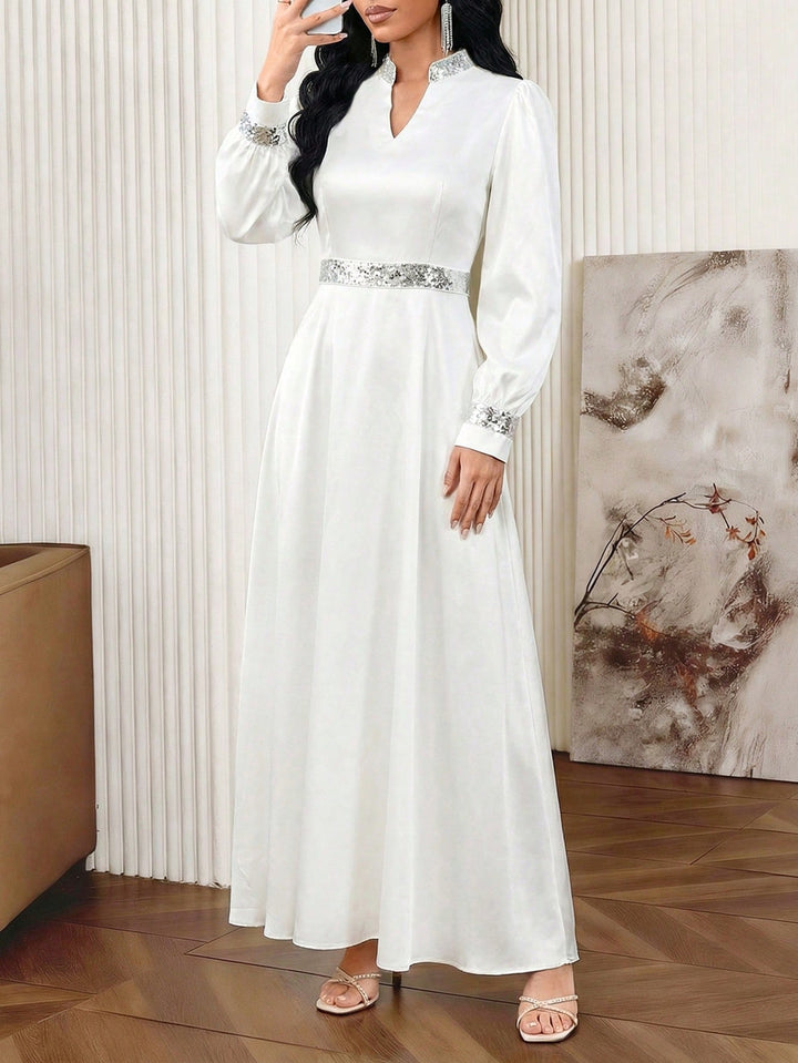 Rochie maxi SHEIN, alb