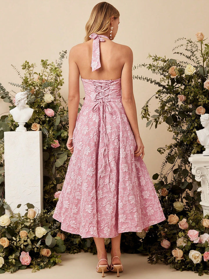 Rochie maxi SHEIN, roz