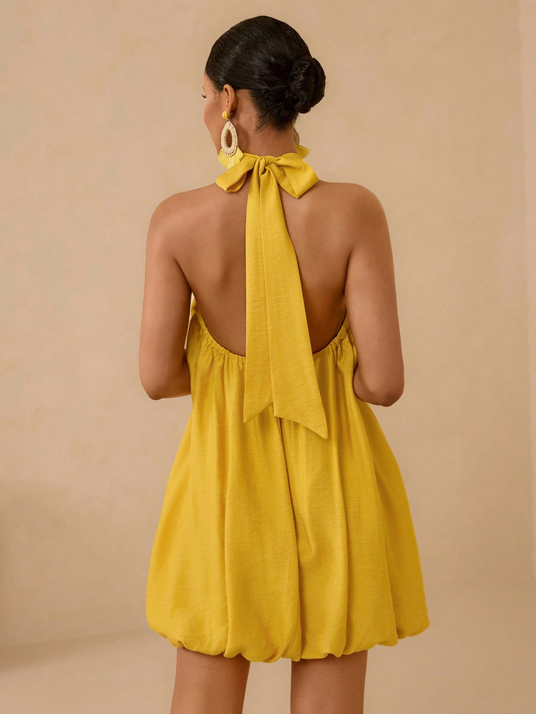 Rochie scurtă SHEIN, galben