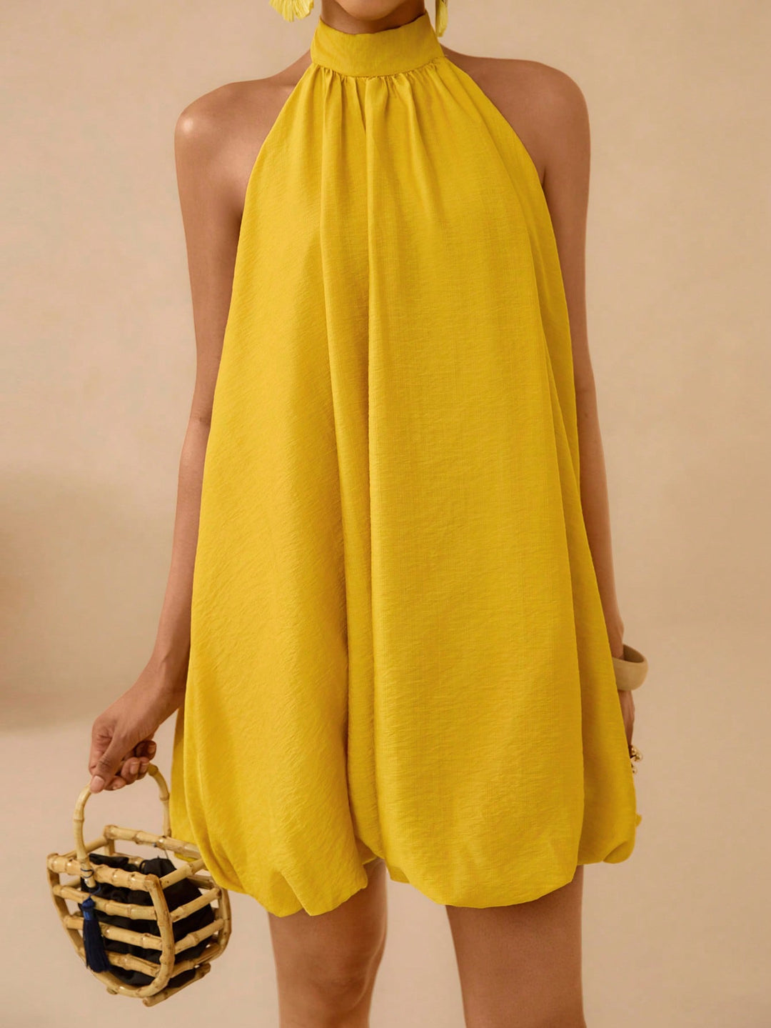 Rochie scurtă SHEIN, galben