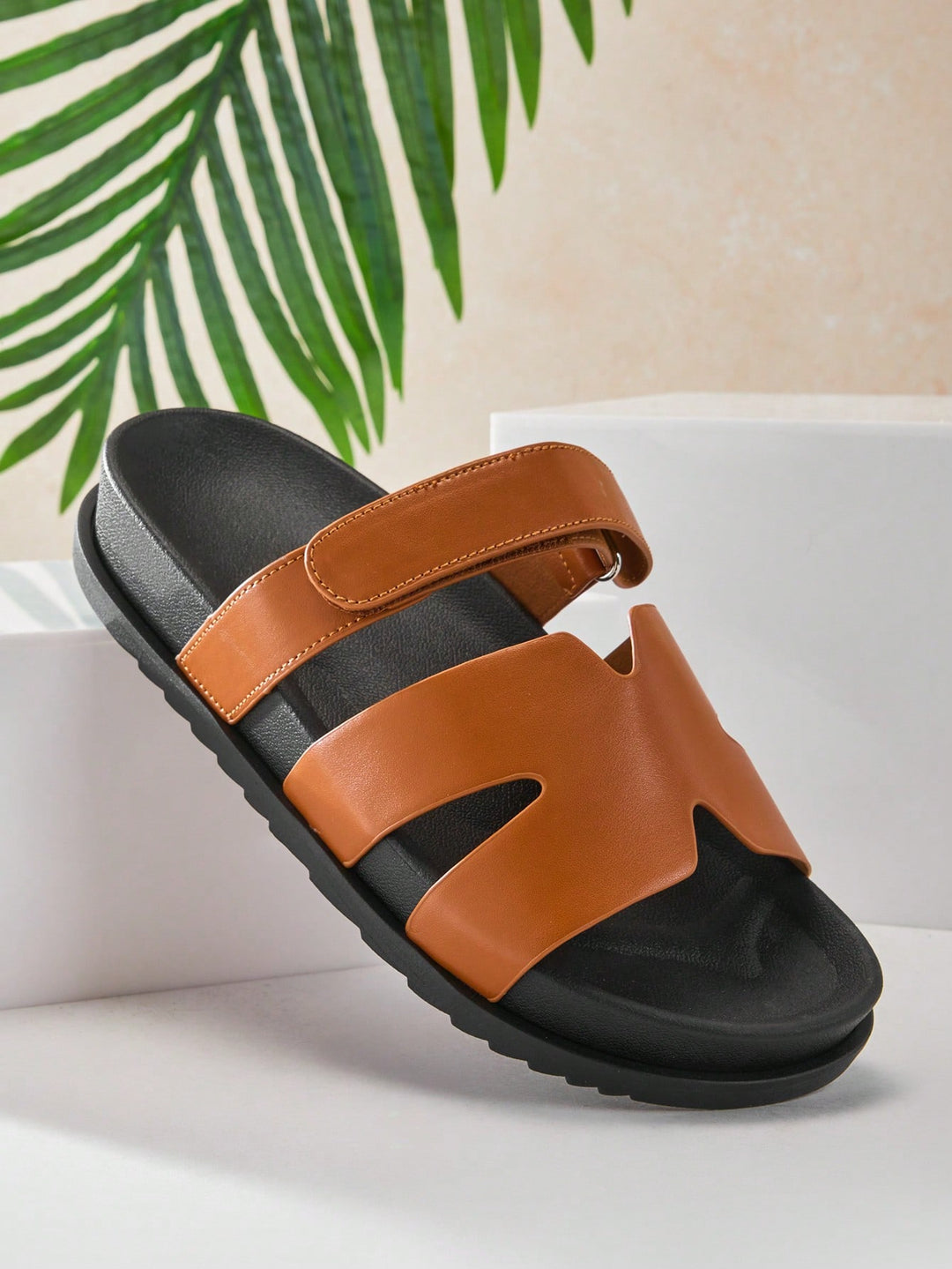 Sandale SHEIN, maro