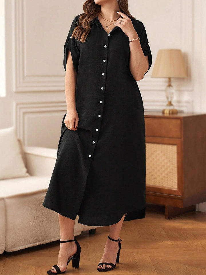 Rochie maxi SHEIN, negru