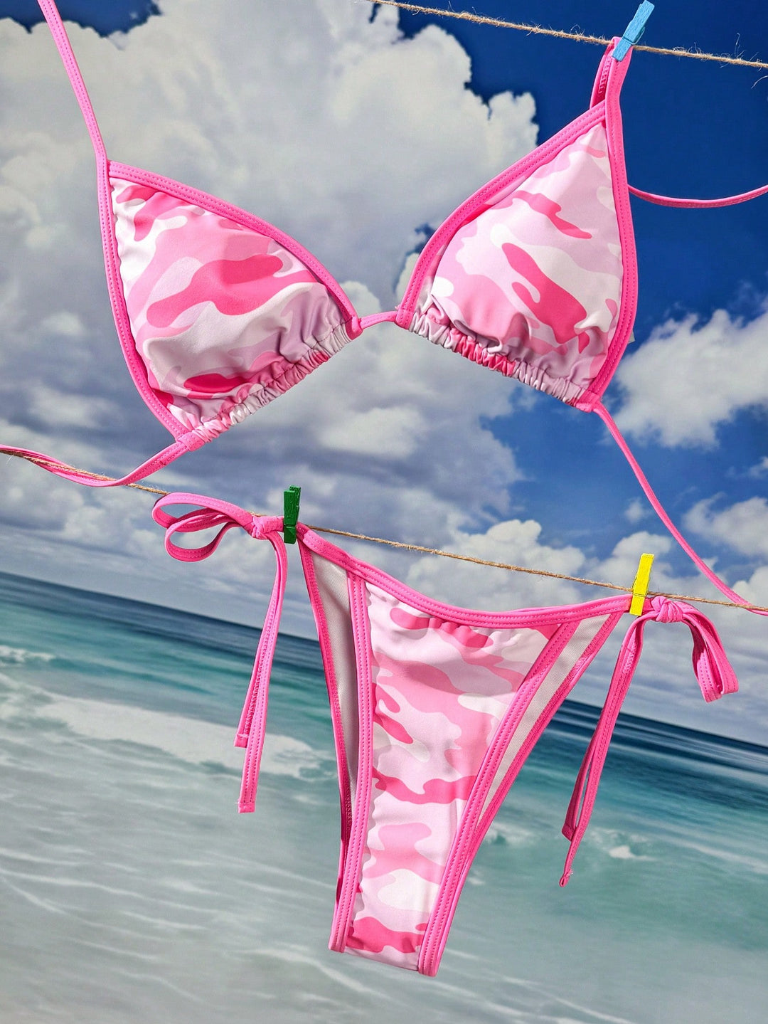 Bikiniszett SHEIN, rózsaszín