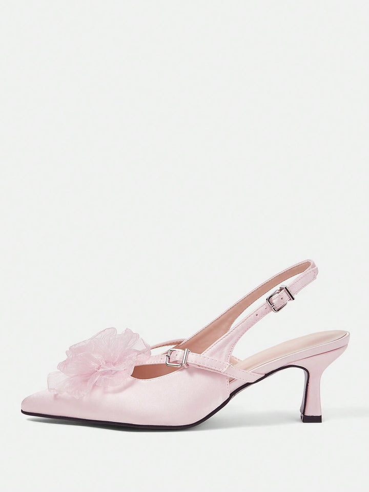 Pantofi cu toc SHEIN, roz