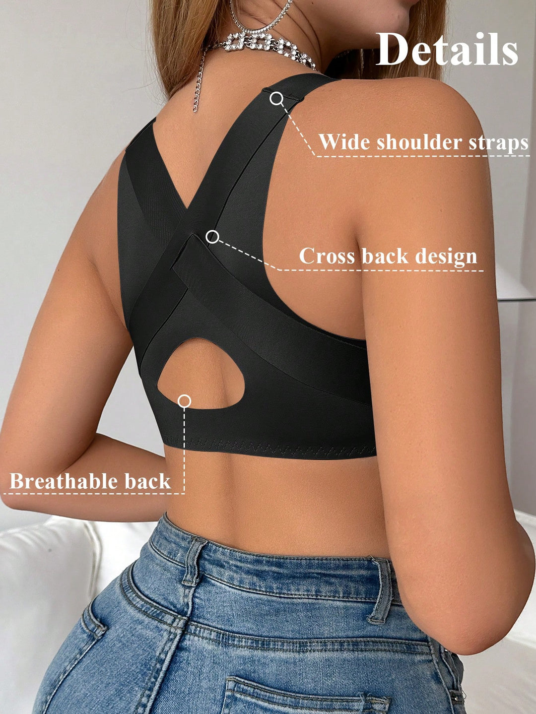 Sutien SHEIN, negru