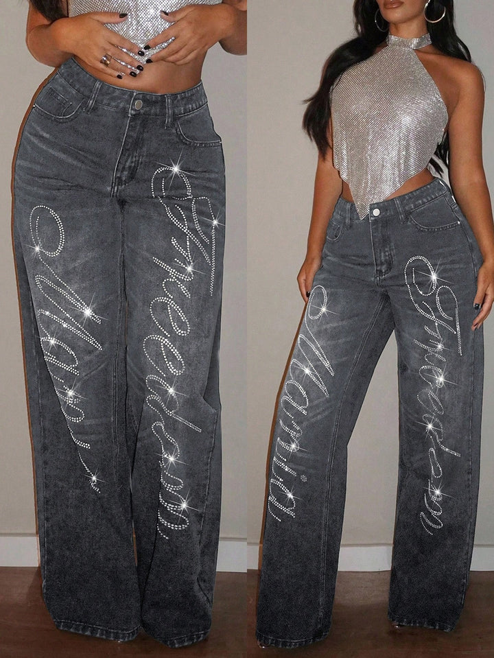 Jeans SHEIN, gri