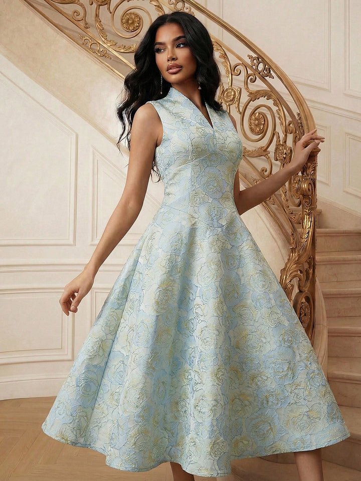 Rochie midi SHEIN, albastru