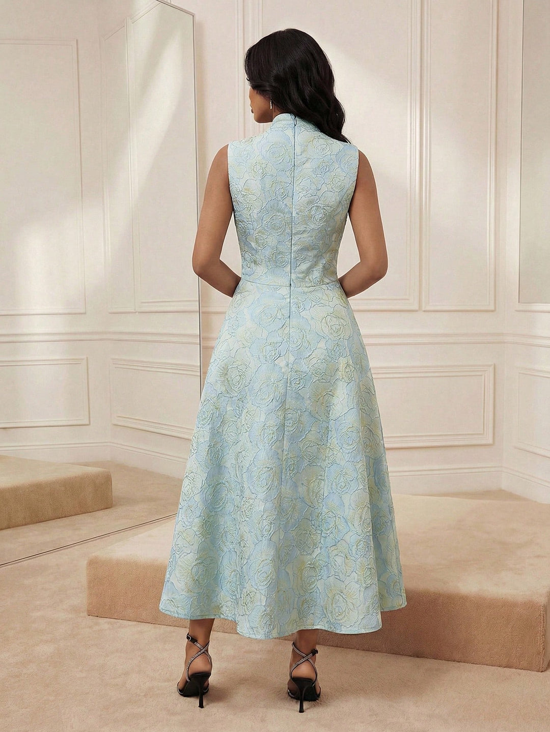 Rochie midi SHEIN, albastru