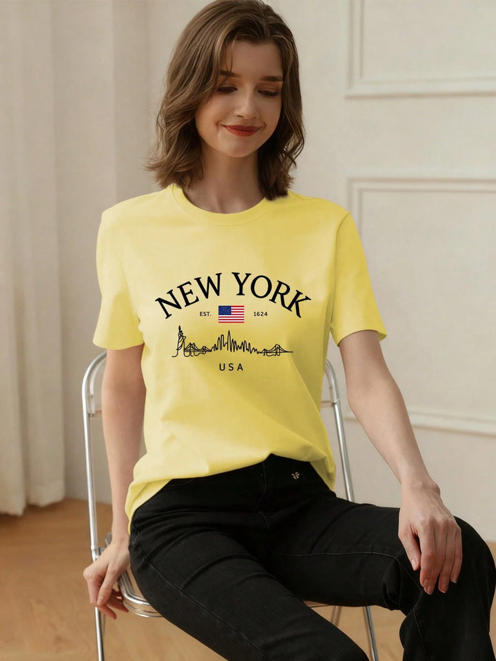 Tricou SHEIN, galben