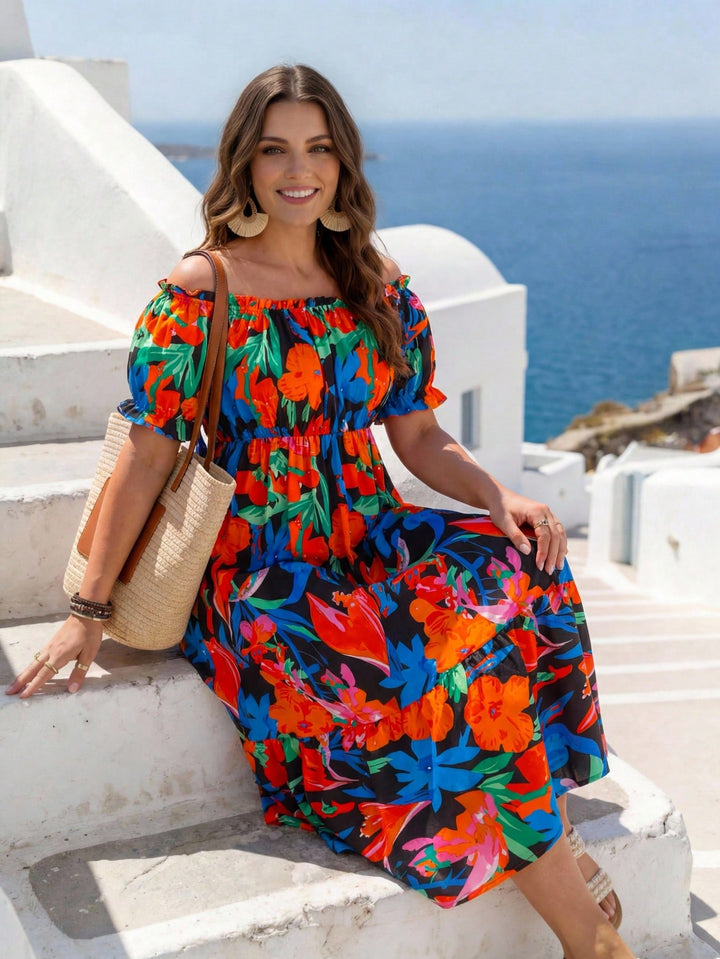 Rochie SHEIN, mix culori
