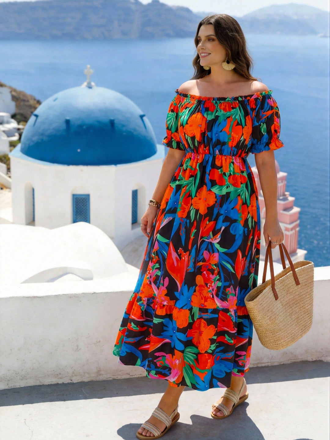 Rochie SHEIN, mix culori