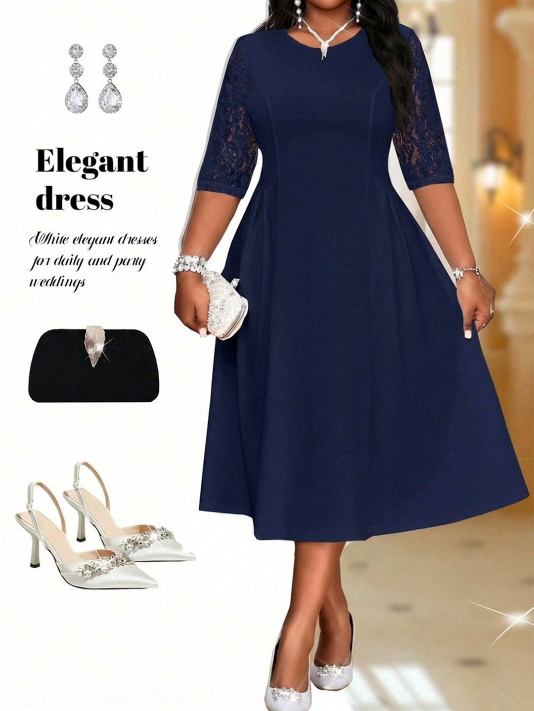 Rochie SHEIN, albastru