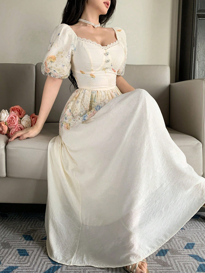 Rochie maxi SHEIN, portocaliu