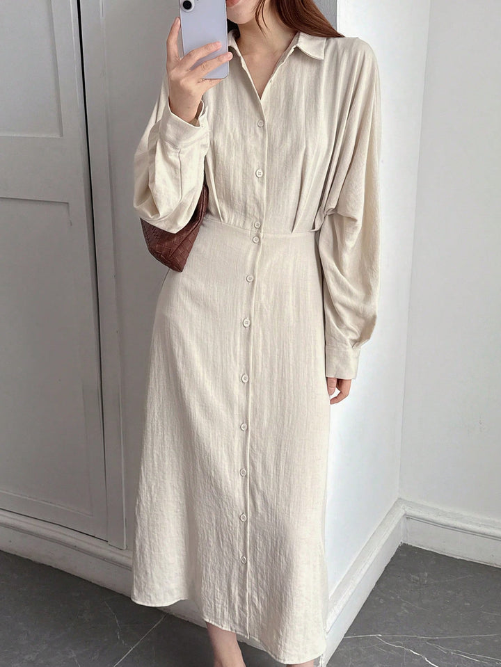 Rochie maxi SHEIN, kaki