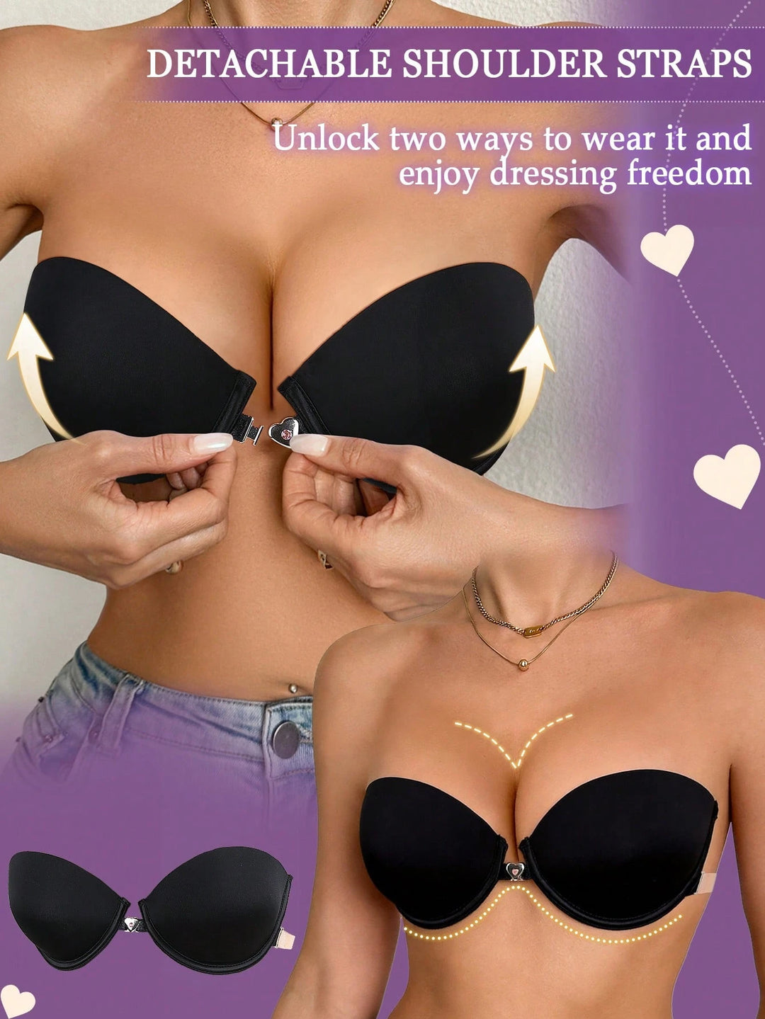 Sutien SHEIN, negru