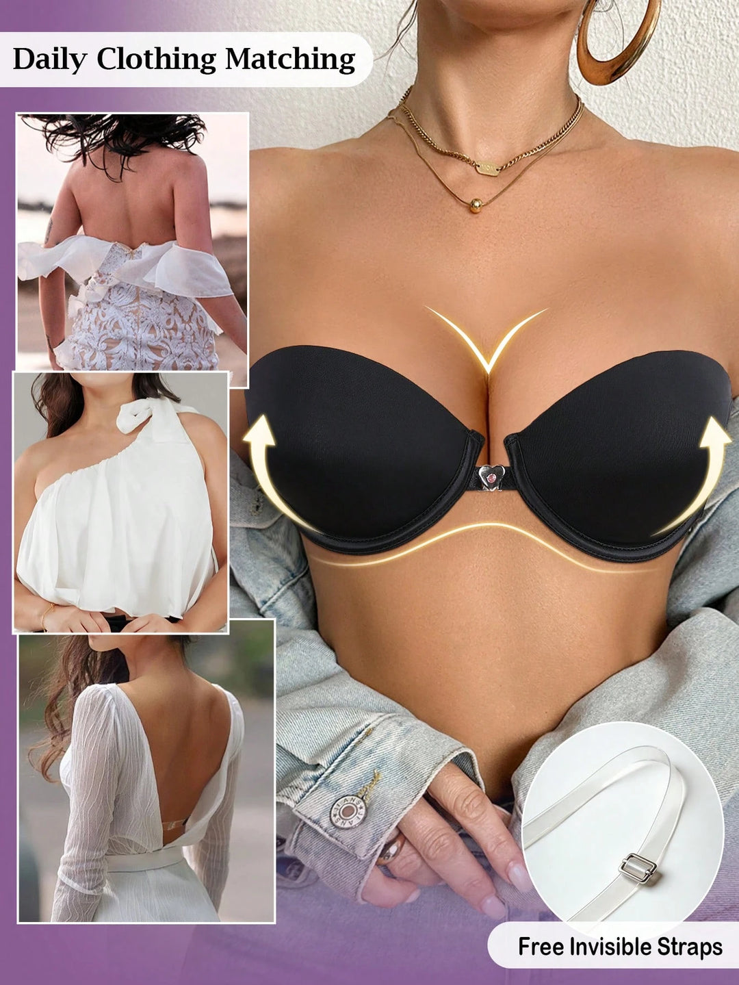Sutien SHEIN, negru